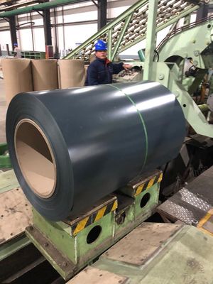 AZ60 JIS G3302 PPGI bobina de acero prepintada bobinas de acero alucinado 650-1250 mm