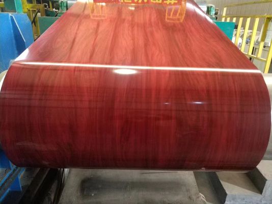 Z100-275 bobinas de acero prefabricadas PPGI Madera y grano de piedra