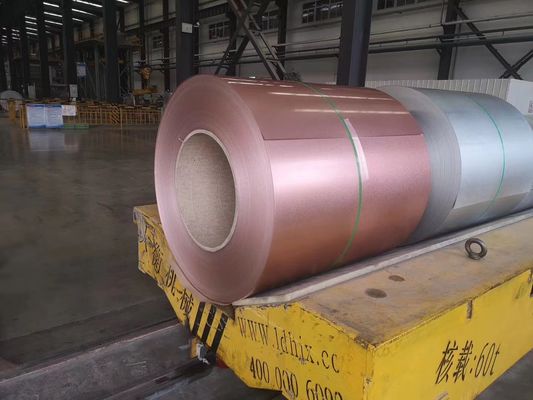 Rose Golden AFP 55% ALU-ZINC Galvalume Roll de acero de 0,6 mm AZ60 Regular Spangle