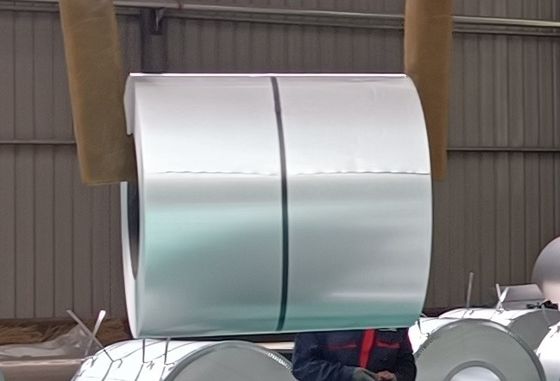 AZ120 bobinas de acero de galvalume de espangles regulares ASTM A792M 55% bobinas de metal de alucinato