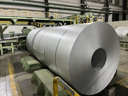 0.12-1.5mm Aluminio Zinc de acero bobina regular de espángulo cromado 6+ DX51D S350GD