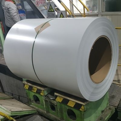 Beckers Frost Blanco pre-pintado Galvalume bobina de acero AZ150 PPGL DX51D 10 años de garantía exportación a Sudáfrica