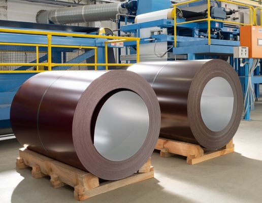 RAL8015 Beckers PPGI bobina recubierta RMP SMP DX51D para paneles de pared metálicos