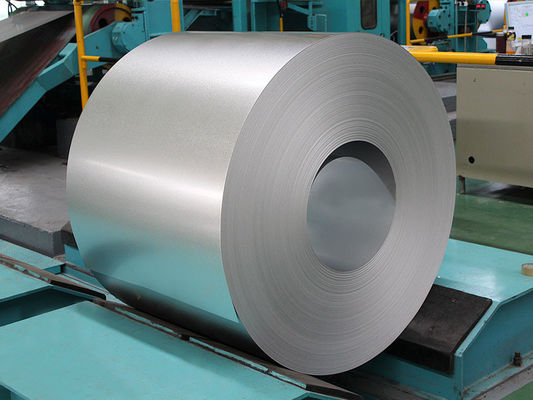 AZM150 Rollo de acero alucinado 55% de aluminio 43,5% de zinc 1,5% de Si Galvalume acero regular espangular ASTM A792M CS-B