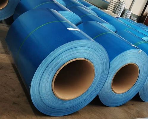 Azul AFP Impresión antifinger Acero Alucinante Galvalume de acero bobina de acero de 55% de aluminio de aleación de zinc de acero recubierto bobina