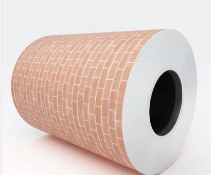 DX51D PPGI Modelo de ladrillo Color Revestido de acero de bobina para la construcción