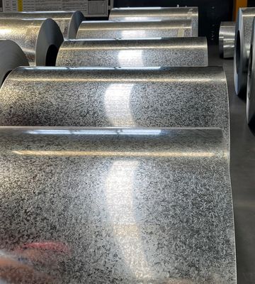 EN10143 bobinas de acero galvanizado de espiga regular sin cromo S320GD