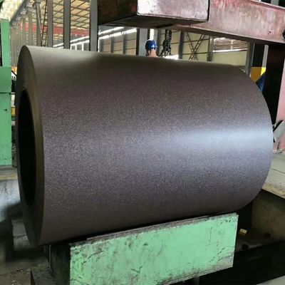 1.0 mm PPGI texturizado Matt prepintado de acero bobina HDP Valspar para el techo