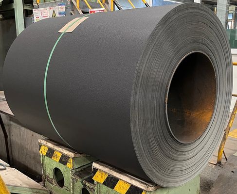 RAL9005 Hoja revestida de color de acero galvanizado PPGL de textura negro mate Z275