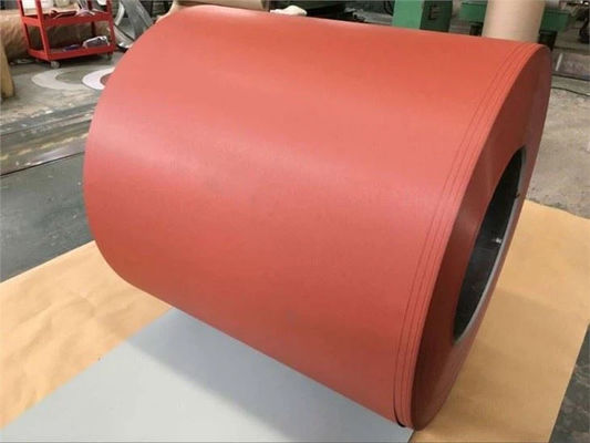 JIS G3302 Tecturizado Mat Prepintado Acero Color Revestido Hoja de acero Z225 SMP pintura