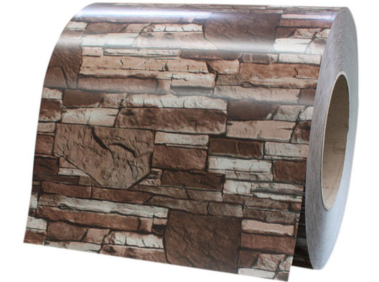 Cobre de aluminio recubierto de color de grano de ladrillo resistente a la suciedad 1100