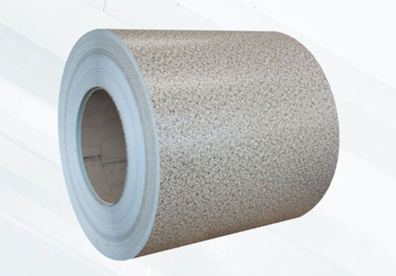 PVDF GRANITO COLOR MODELADO COILES DE ALUMINIO 3003 H26 GRADO 1.0*1200 patrón personalizado 50 años de garantía