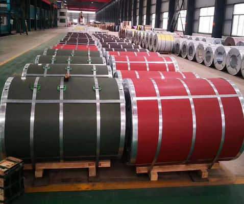 Coil de acero texturizado AZ150 pre-pintado de acero galvalume base de metal 20 años de garantía Beckers poliéster