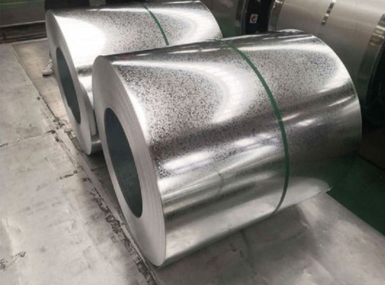 Tejas metálicas corrugadas Z180 Plata galvanizada de espangles de acero recubierto de zinc en caliente Acero estructural SS550GD Acero galvanizado