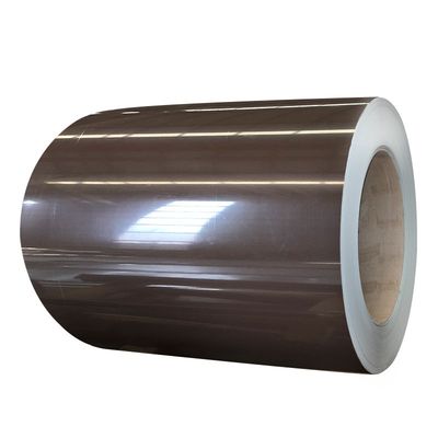 HDP Valspar personalizado marrón 0.50-1.0mm Z275 PPGI Pre pintado de color de revestimiento de bobinas de acero DX51D para el panel de techo