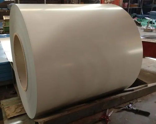 RAL1014 PVDF marfil AkzoNobel bobinas de aluminio 3003 H24 PE/color coated/prepainted/color coated Aluminio acabado