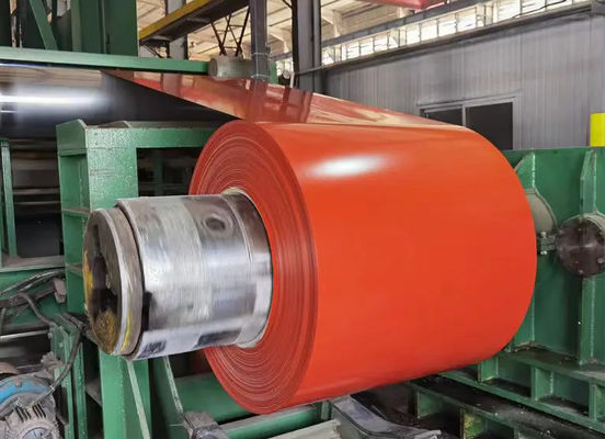 RAL bobina de acero recubierta de color prepintada galvanizada Z275/PPGI para materiales de construcción