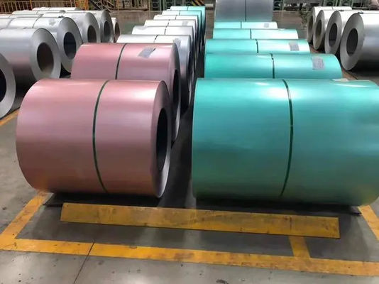 Casa de acero ligero G550 Acero estructural AZ150g Galvalume bobina de acero AFP 55% bobinas de hendidura de acero alu-zinco Impresión anti-dedo