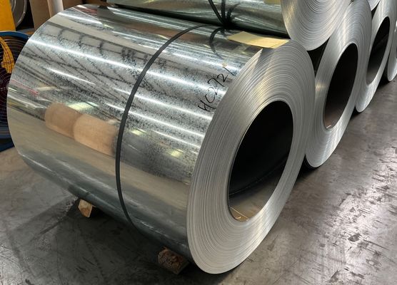 Material de la casa de acero ligero con recubrimiento de zinc por inmersión en caliente Acero estructural G550 SGC570 Acero galvanizado bobina de hendidura completa