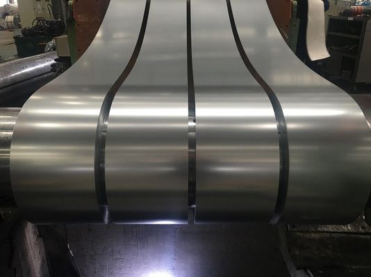 G550 Afp Impresión antifinger Hot DIP Galvalume de acero de la tira de zincalume bobina de hendidura para el purlin 0,95 * 182mm