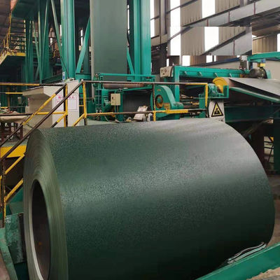 Grado 50 Z275 PPGI RAL6020 0,50×1250 HDP PVDF 30 años Matt Cubierta de acero texturizado Pintado Techo de acero galvanizado
