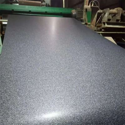 Carbón de leña RAL7024 Acero de alambre PVDF PPGl G90=Z275 Techo de acero galvanizado prepintado