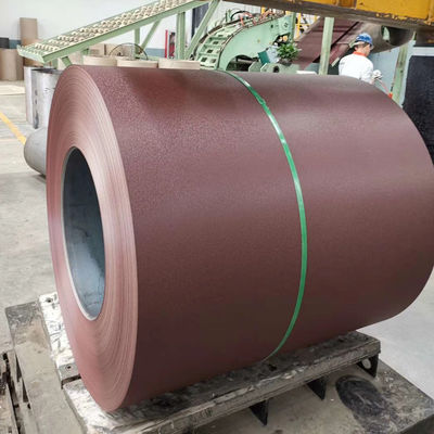 26 Gauge texturizado 3D de arrugas Matt Finish Pre-pintado galvanizado bobina de acero alucinante