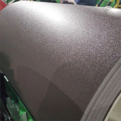 28Ga SS80 PPGI RAL8019 Hoja de techo marrón Z275 Acero recubierto de color Paneles de hojas corrugadas de acero alucinado pre-pintados
