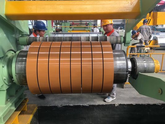 Las canalizaciones y las tuberías de abajo Aplicación RAL2004 Color naranja Coil de aluminio recubierto PE RMP