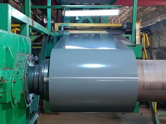 0.8mm 1.0mm 1.5mm bobina de acero galvanizado recubierta de color PPGI bobinas de acero PPGI para materiales de construcción zinc 80 Ral 9019