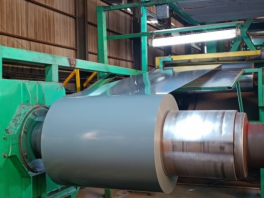 Pintura superior15-25 +5um bobina de acero recubierta de color bobina de acero galvanizado prepintada Z275/PPGI bobinas para paneles de revestimiento de metal