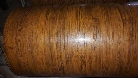 PVDF Grano de madera 3003H24 bobina de aluminio bobina de color de impresión de 50 años de garantía bobina de impresión de color recubierta