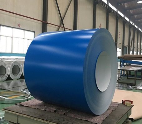 RAL5020 Océano Azul PE HDP PVDF Color Coil de aluminio recubierto 3003 H24 H26 100MEK Resistencia