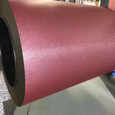 RAL3005 0.50*1250 PPGI HDP Z275 30 años Techo corrugado de acero galvanizado pintado