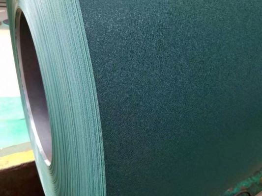 RAL6020 0.50*1040 PPGL AZ165 HDP PVDF 30 años Techo de acero galvanizado de acero texturizado