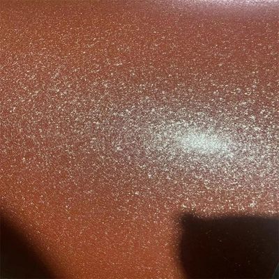 Revestimiento de pared marrón RAL8017 40 años de garantía de acero texturizado de bobina de acero pintado acero galvanizado techo de metal