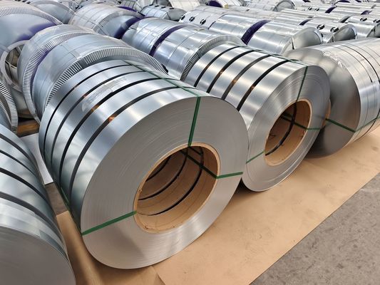 Cero bandas de acero galvanizadas de spangle utilizadas para puertas de persianas de rodillo marco de acero y purlins aplicaciones